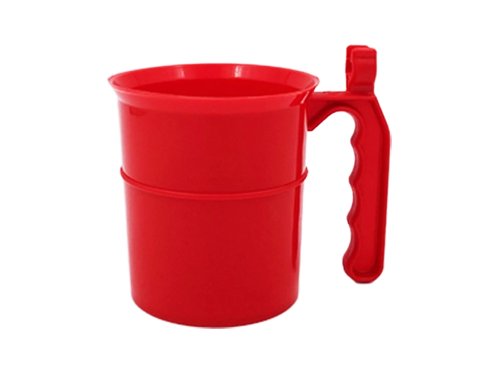 Mengpot met handgreep